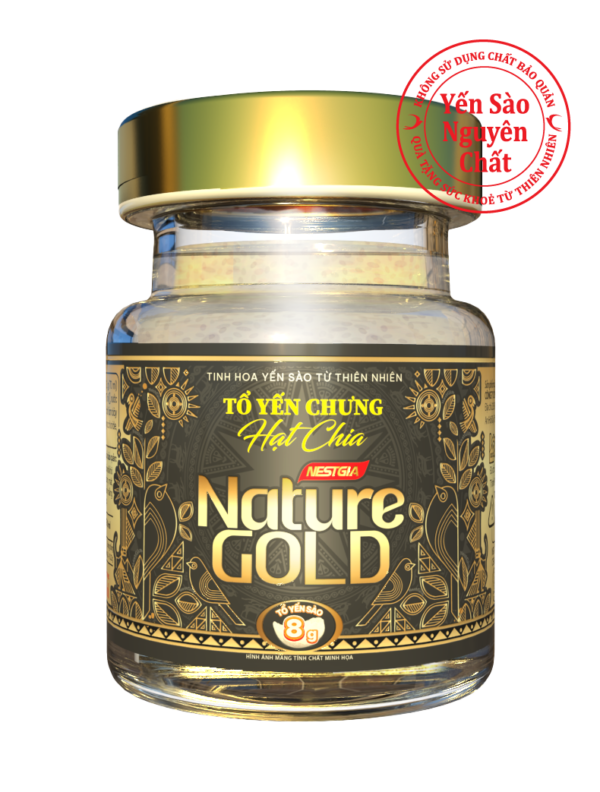 Tổ Yến Chưng Hạt Chia NatureGold – 70ml