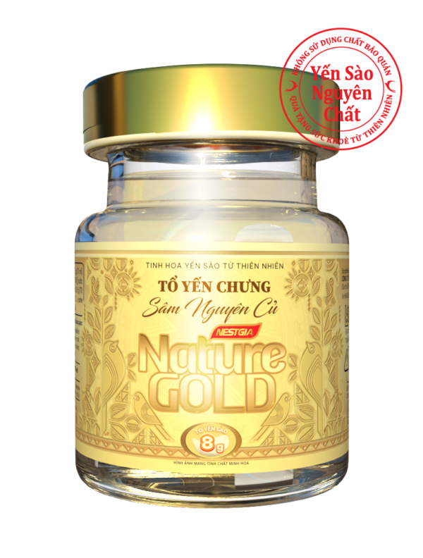Tổ Yến Chưng Sâm Nguyên Củ NatureGold – 70ml