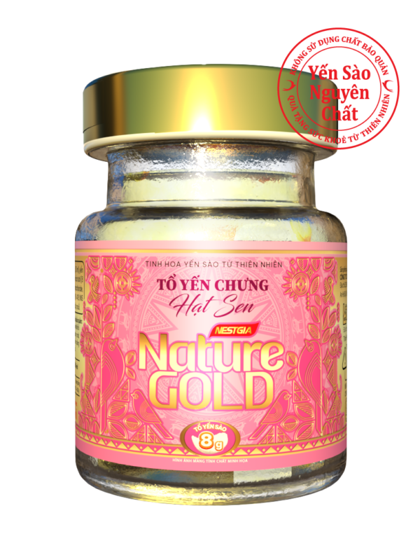 Tổ Yến Chưng Hạt Sen NatureGold – 70ml