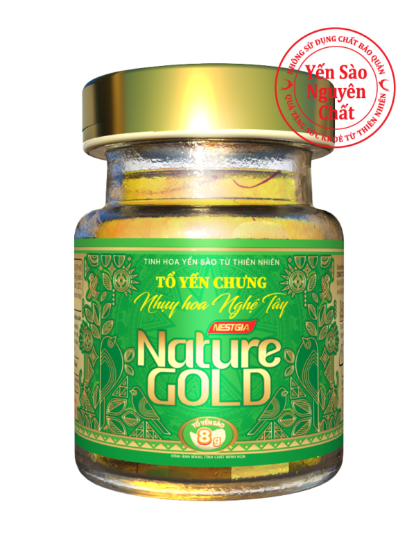 Tổ Yến Chưng Nhụy Hoa Nghệ Tây NatureGold – 70ml