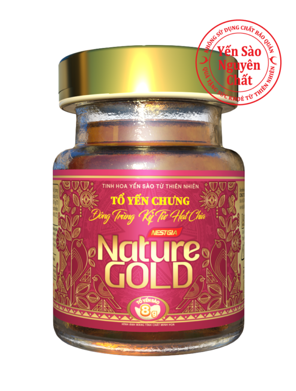 Tổ Yến Chưng Đông Trùng Kỷ Tử Hạt Chia NatureGold – 70ml