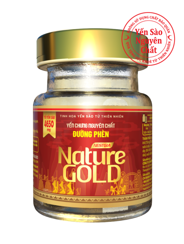 Yến Chưng Nguyên Chất Đường Phèn NatureGold – 70ml