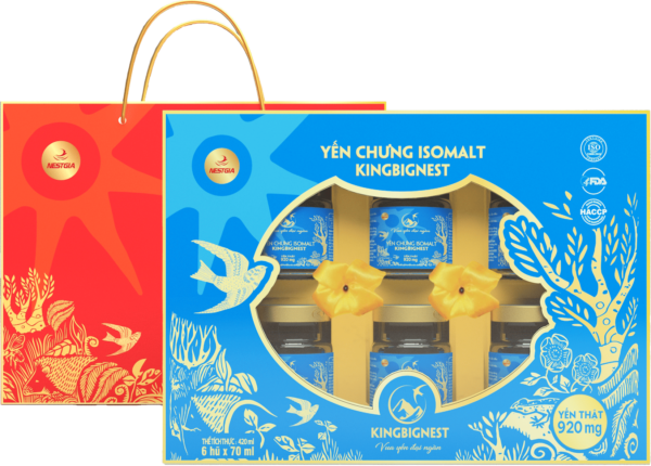 Set 6 Hũ Yến Chưng Isomalt Kingbignest