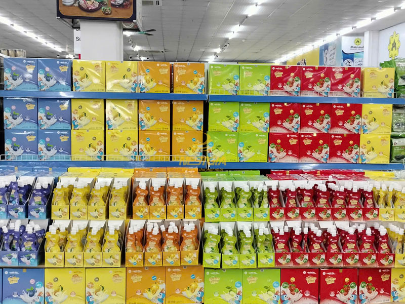 Nước yến trái cây GoldenKids có mặt tại hệ thống siêu thị ALOHA Mall miền Bắc