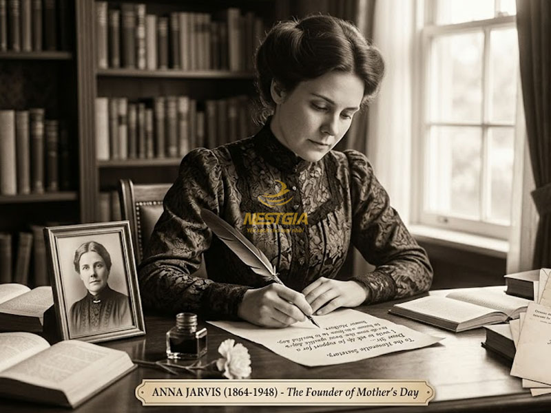 Anna Jarvis là người đã khởi xướng ra Ngày Của Mẹ nhằm tưởng nhớ mẹ của mình
