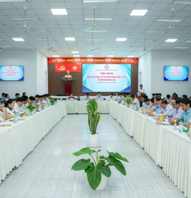Chúc mừng Hội nghị Gặp gỡ, Đối thoại Doanh nghiệp phường Tân Thới Hiệp năm 2026 diễn ra thành công, tốt đẹp