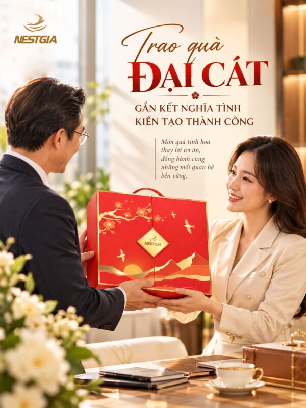 Món quà gửi trao, mang nhiều ý nghĩa tốt lành